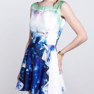 ANTHROPOLOGIE Geological Cutout Mini Summer Dress